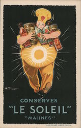 Conserves "Le Soleil" Malines Postcard