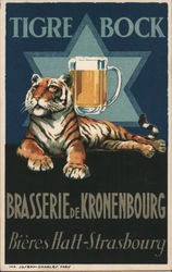 Tigre Bock Brasserie de Kronenbourg Postcard