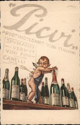 Picui Vini Italiani Advertising Postcard Postcard Postcard