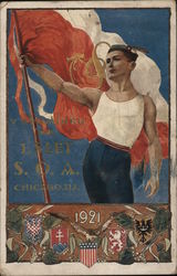 Slet SOA Chicago 1921 Postcard