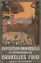 Exposition Universelle et internationale de Bruxelles 1910 Brussels, Belgium Postcard Postcard Postcard