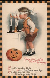 Rare: May your Hallowe'en be Merry Postcard