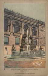 The Fountain of the Great Lakes, Grant Park Chicago, IL M. W. Sater Postcard Postcard Postcard