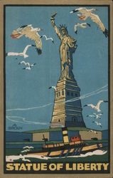 Statue of Liberty New York City, NY A. Broun Postcard Postcard Postcard