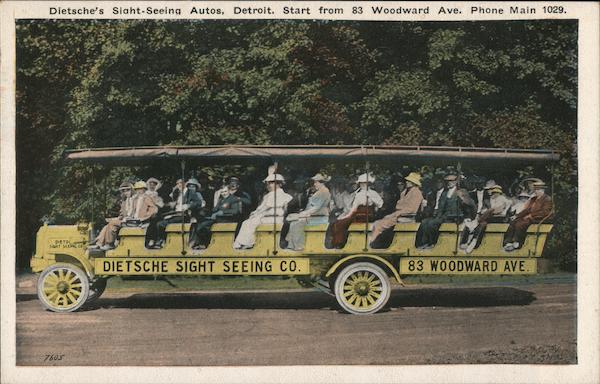Dietsche Sight Seeing Company Detroit Michigan