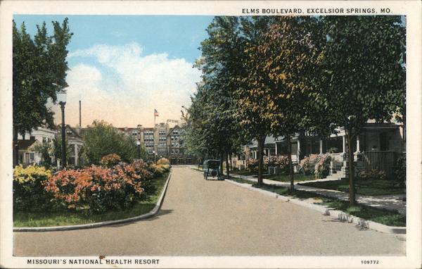 View of Elms Boulevard Excelsior Springs Missouri