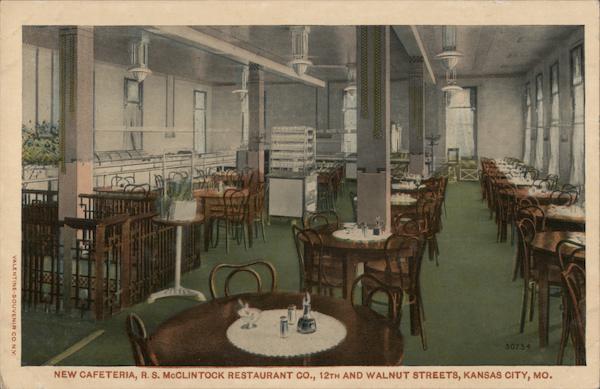 New Cafeteria R.S. McClintock Restaurant Co. Kansas City Missouri