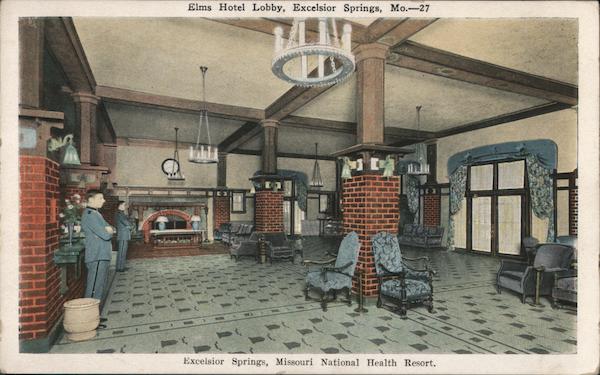 Elms Hotel Lobby Excelsior Springs Missouri