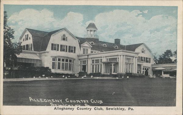 Alleghaney Country Club Sewickley Pennsylvania