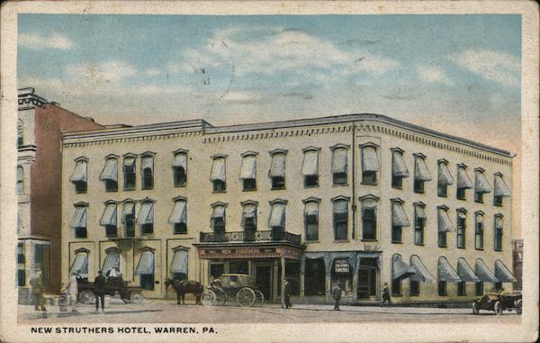 New Struthers Hotel Warren Pennsylvania