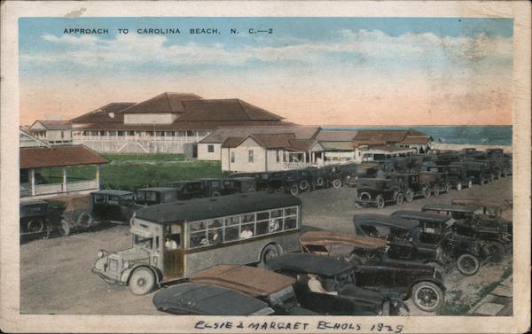 Approach to Carolina Beach North Carolina