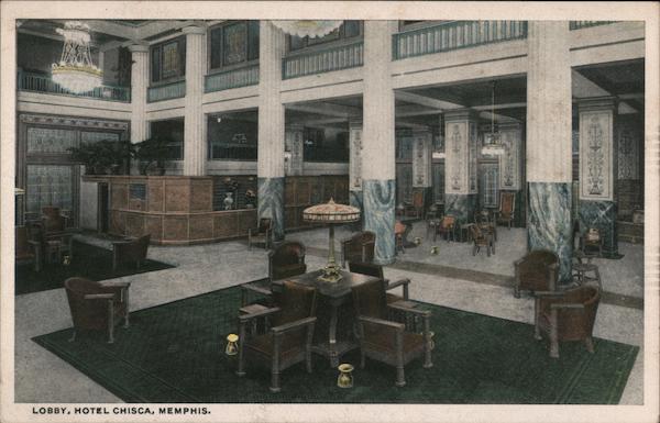 Lobby, Hotel Chisca Memphis Tennessee