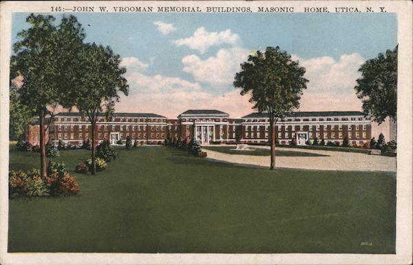John W. Vrooman Memorial Buildings, Masonic Home Utica New York