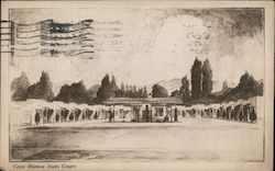 Casa Blanca Auto Court Postcard