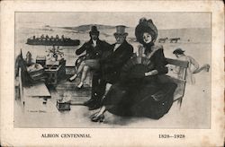 Albion Centennial 1828-1928 Postcard