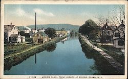 Morris Canal from Hudson at Bridge Postcard