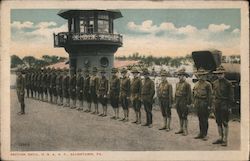 Section Drill USAAC Postcard