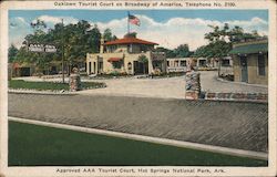 Oaklawn Tourist Court on Broadway of America Postcard