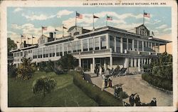 Oak Lawn Pavillion Hot Springs National Park, AR Postcard Postcard Postcard