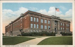 Central High School Superior, WI Postcard Postcard Postcard