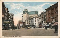 Woodward Avenue Postcard