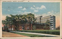 Harper Hospital Postcard