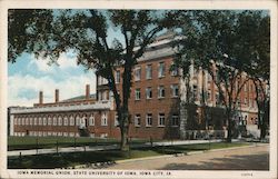 Iowa Memorial Union - State University of Iowa Postcard