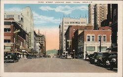 Third Street Looking East Postcard