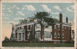 John H Markham Jr. Residence Postcard