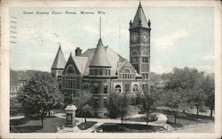 Green County Court House Postcard