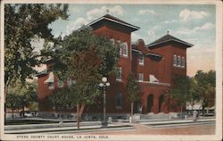 Otero County Court House La Junta, CO Postcard Postcard Postcard