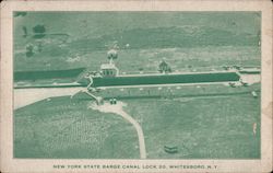 New York State Barge Canal Lock 20 Postcard
