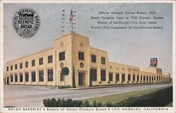 HELMS BAKERIES - BAKERS OF HELMS OLYMPIC BREAD Postcard