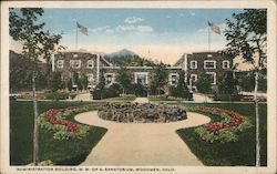 Administration Building, M.W. of A. Sanatorium Postcard