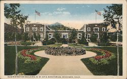 Administration Building, M.W. of A. Sanatorium Colorado Springs, CO Postcard Postcard Postcard