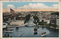 Across the Lagoon Venice, CA Postcard Postcard Postcard