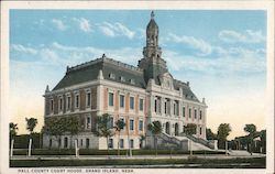 Hall County Court House Postcard