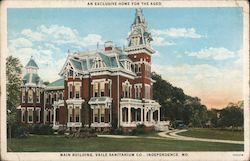 Main Building of the Vaile Sanitarium Co. Postcard