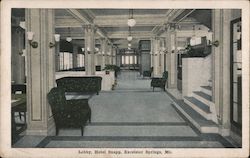 Lobby, Hotel Snapp Postcard