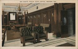 Senate Parlor, State Capitol Postcard