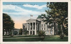 North Carolina State Capitol Building Postcard