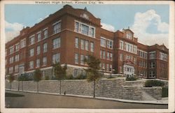 Westport High School Postcard