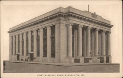 First National Bank Postcard