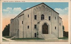 Baptist Church Edinburg, TX Postcard Postcard Postcard