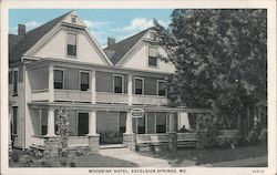 Woodbine Hotel Postcard