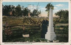Grave of Jesse James Postcard