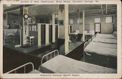 Section of Bath Department, Hotel Snapp Postcard