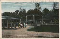 Entrance to Waldameer Park Erie, PA Postcard Postcard Postcard