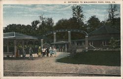Entrance to Waldameer Park Postcard