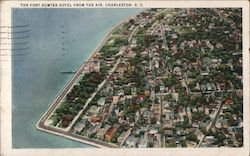 Fort Sumter Hotel from the Air Postcard